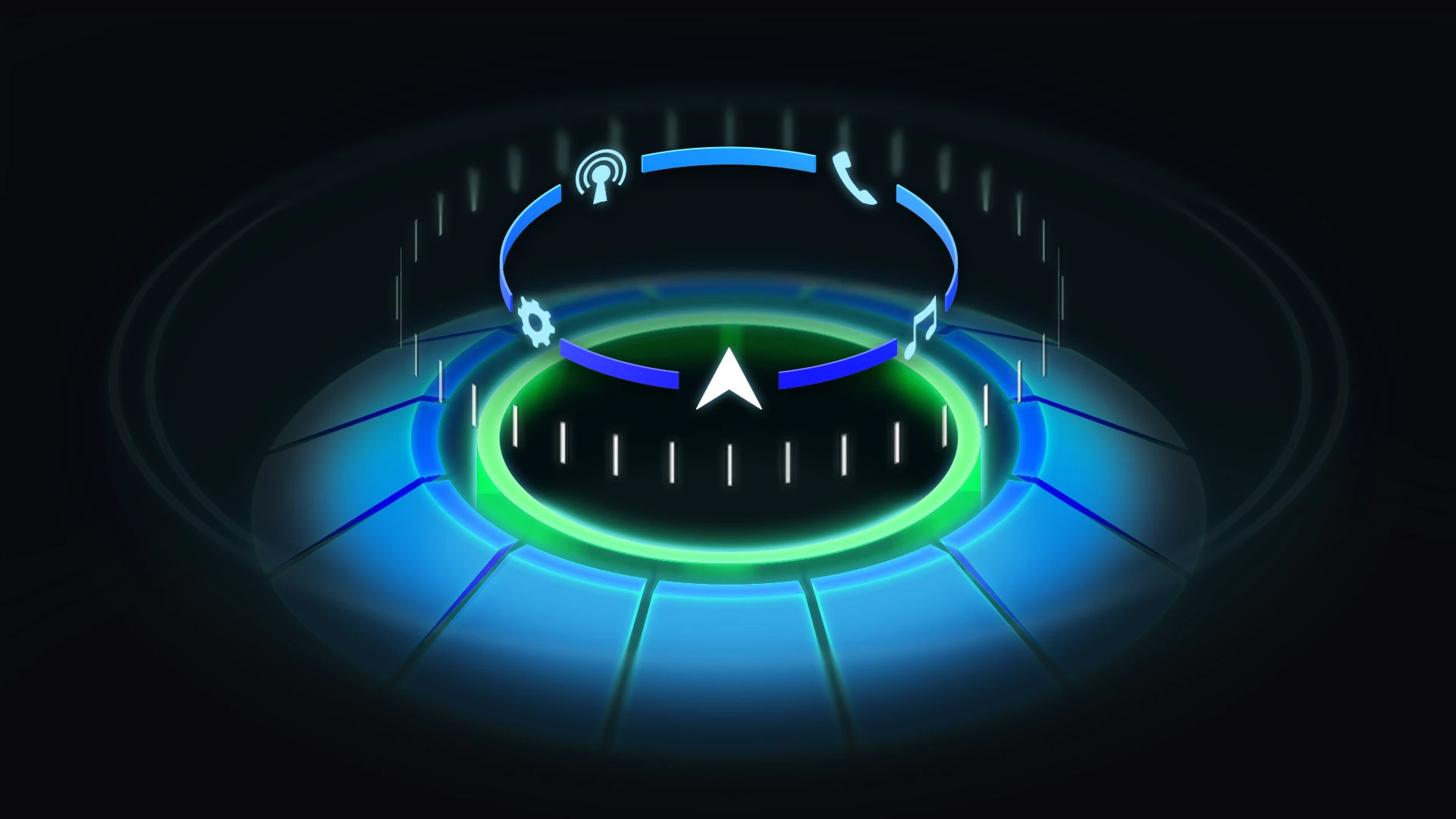 UIデザイン制作例〜IVIシステムUIデザイン01