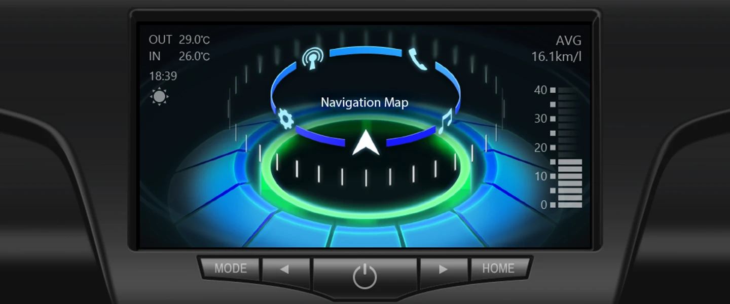 UIデザイン制作例〜IVIシステムUIデザイン